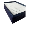 Ahşap El Boyaması Çift Renk 17x24 Cm Batırmalı  Kelepçe Tablası