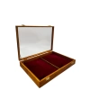 Ahşap El Boyaması Çift Renk 24x34 Cm Cam Kapak Set  Standı