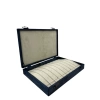 Ahşap El Boyaması Çift Renk 24x34 Cm Deri  Kapak Bileklik Standı