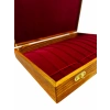 Ahşap El Boyaması Çift Renk 24x34 Cm Deri  Kapak Bileklik Standı
