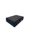 Ahşap El Boyaması Çift Renk 17x24 Cm Deri  Kapak Küpe Standı