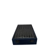 Ahşap El Boyaması Çift Renk 17x24 Cm Deri  Kapak Set Standı