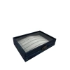Ahşap El Boyaması Çift Renk 17x24 Cm Cam Kapak Bileklik Standı