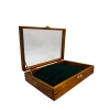 Ahşap El Boyaması Çift Renk 17x24 Cm Cam Kapak Bileklik Takı Standı