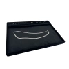 Yeni Model Tay Tüyü Siyah Renk 24x34 Cm Yanları Sosisli Servis Sunum Tablası