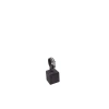 Sardunya Kumaş Füme Renk 5x14 Cm  Tekli  Kare Kelepçe