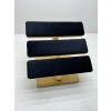 Ahşap Siyah Renk Boy 21 cm En 19 cm Üç Kademeli Model Bileklik Sergileme