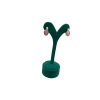 Süet Kumaş Yeşil Renk 12 Cm Küpe Sergileme Aksesuar