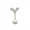 Süet Kumaş Krem Renk 12 Cm Küpe Sergileme Aksesuar