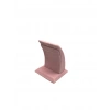 Süet Kumaş Pembe Renk Ayaklı 9/7 cm Küpe Sergileme Dekoru