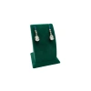 Süet Kumaş Yeşil Renk Ayaklı 9/7 cm Küpe Sergileme Dekoru