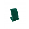 Süet Kumaş Yeşil Renk Ayaklı 9/7 cm Küpe Sergileme Dekoru