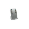 Süet Kumaş Gri Renk Ayaklı 9/7 cm Küpe Sergileme Dekoru