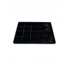 Üsküp Model Süet Kumaş Siyah Renkli 34/24 Cm 20 Bölmeli Takı Sergileme Tablası