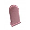 Batum Model Süet Kumaş Pembe Renk 26/15 Cm Ayaklı Kolye Sergileme Standı