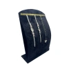 Süet Kumaş Siyah Renk 34 cm / 24 cm Dik Bombeli Takı Standı