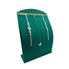 Süet Kumaş Yeşil Renk 34 Cm / 24 Cm Dik Bombeli Takı Standı