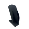 Süet Kumaş Füme Renk 34 cm / 24 cm Dik Bombeli Takı Standı