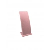 Süet Kumaş Pembe Renk Ayaklı 17/8,5 cm Kolye Sergileme Dekoru