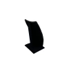 Dubai Model Süet Kumaş Siyah Renk 12/8 cm Kolye - Zincir Ayaklı Stand