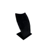 Dubai Model Süet Kumaş Siyah Renk 12/8 cm Kolye - Zincir Ayaklı Stand