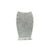 Dubai Model Süet Kumaş Gri Renk 12/8 Cm Kolye - Zincir Ayaklı Stand