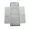 Deri Kumaş Gri Renk 64 / 25 cm Küpe Sergileme Seyahat Çantası