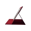 Süet Kumaş Kaplama Kırmızı Renk 31*31 cm Katlanabilir Ayaklı Takı Ve Makyaj Aynası