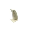 Dubai Model Süet Kumaş Krem Renk 18/9 Cm Kolye - Zincir Ayaklı Stand