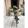 İthal Metal Ayaklı Siyah Renk 148/49 cm Beş Katlı Taç Standı