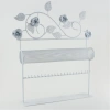 İthal Metal Beyaz Renk 35x41 Cm Kolye Küpe Standı