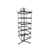 İthal Metal Dönen Kare Model Siyah Renk 46x16 Cm Küpe Standı