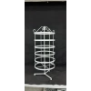 İthal Metal Dönen Yuvarlak Model Beyaz Renk 46x16 Cm Küpe Standı
