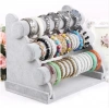 İthal Süet Kumaş Gri Renk 30 /24 cm Çıkmalı Bileklik Saat Standi