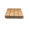Karton Kraft Renk Süngerli 8/6 cm Üçlü Set Takı Kutusu