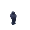 Lüx Model Sardunya Kumaş Lacivert Renk Boy 31 cm Kolye Takı Sergileme Mankeni