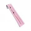 Metal Saç Süet Kumaş Pembe Renk 18/3 cm Bileklik-Saat Sergileme Standı