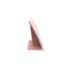 Model Süet Kumaş Pembe Renk 12/8 Cm Kolye - Zincir Ayaklı Stand