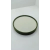 Silindir Model Süet Kumaş 20/20 cm Batırmalı Yeşil-Krem Küpe-Piercing Tablası
