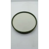Silindir Model Süet Kumaş 20/20 cm Batırmalı Yeşil-Krem Küpe-Piercing Tablası