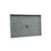 Süet Kumaş Gri 34-24 Cm Ayaklı 17 Pedli Kolye Tabla Stand