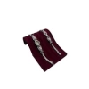 Süet Kumaş Bordo Renk 16/11,5 Cm Bileklik Künye Standi