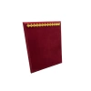 Süet Kumaş Bordo Renk 20/16 Cm Ayaklı Kanca Bileklik Sergileme Standı