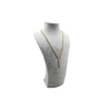Süet Kumaş Elisia Manken Gri Renk 25/12 Cm Kolye Gerdanlık Takı Sergileme Mankeni