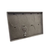 Süet Kumaş Füme 34-24 Cm Ayaklı 8 Pedli Kolye Tabla Stand