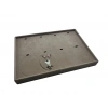 Süet Kumaş Füme 34-24 Cm Ayaklı 8 Pedli Kolye Tabla Stand