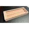 Yerli Üretim Ufak Boy Süet Kumaş Pembe Renk 18 / 7 Cm Rulo Çekmece Içi Yüzük Standı