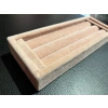 Yerli Üretim Ufak Boy Süet Kumaş Pembe Renk 18 / 7 Cm Rulo Çekmece Içi Yüzük Standı