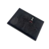 Süet Kumaş Siyah 34-24 Cm Ayaklı 8 Pedli Kolye Tabla Stand