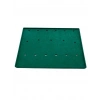 Süet Kumaş Yeşil 34-24 Cm Ayaklı 17 Pedli Kolye Tabla Stand